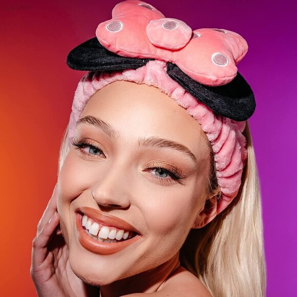 The Creme Shop Disney Minnie Mouse 3D Teddy Headyband Headband Pink - Picture 5 of 5